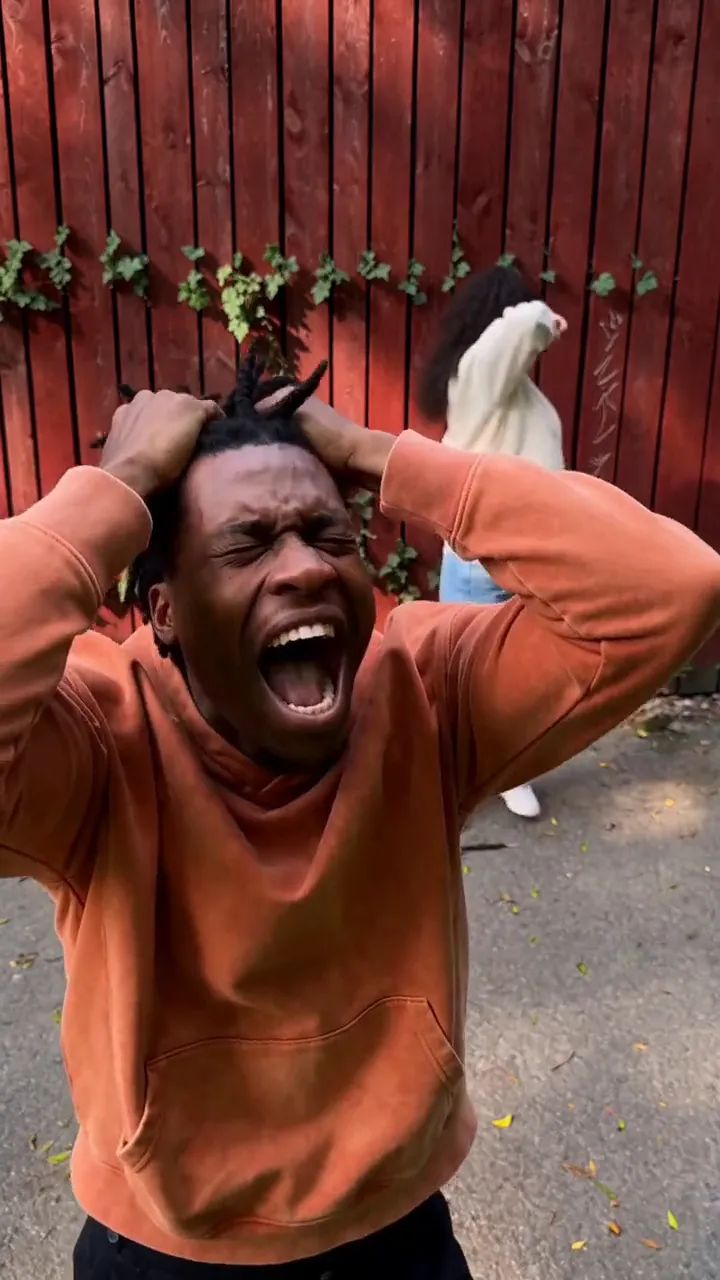 Orange Hoodie Take Smalltown Boy dance AI video example